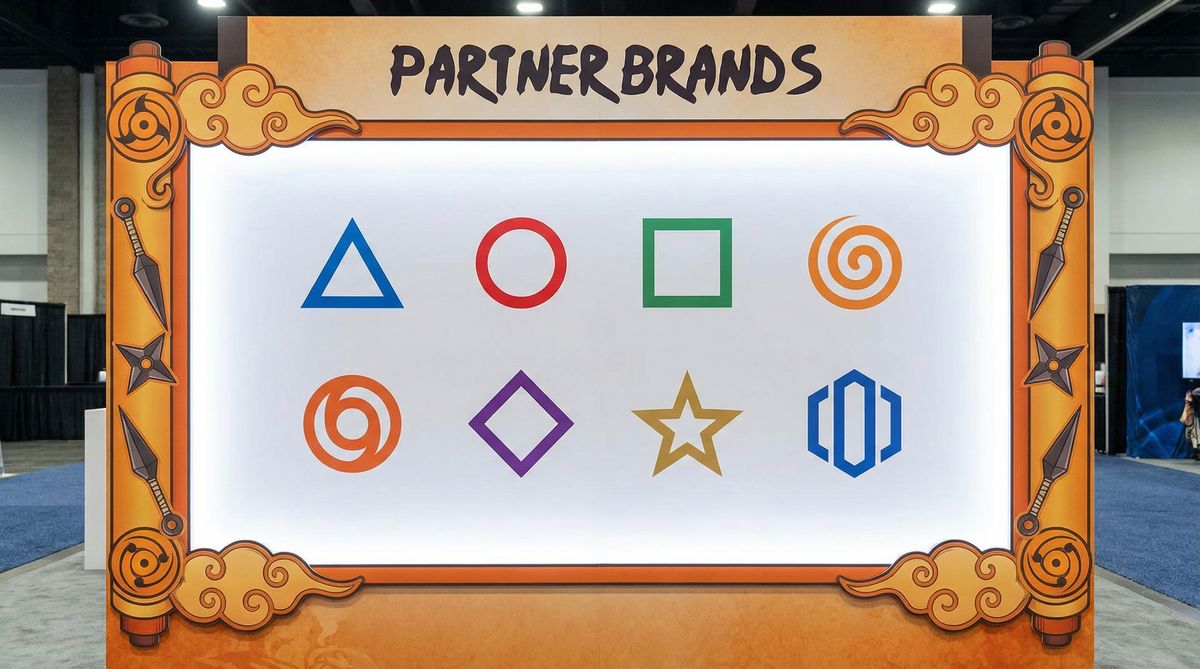 抖荫短视频合作影视品牌Logo墙